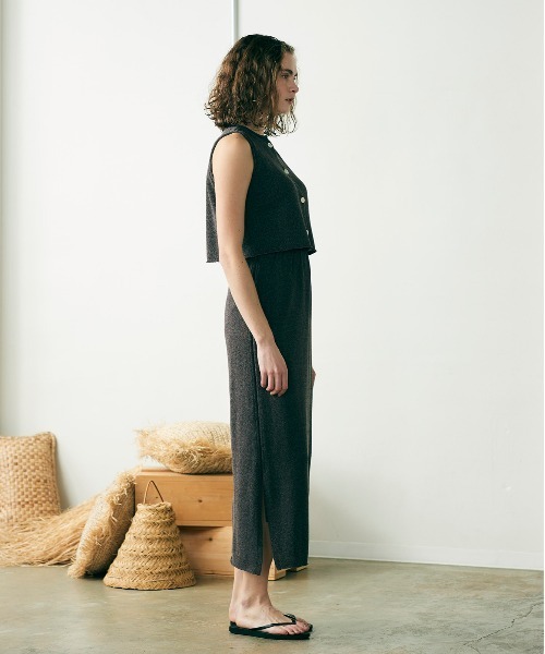 WALANCE(ワランス)の「paper knit skirt(スカート・レディース・アイボリー/ブラック/ブラウン・FREE)」の14枚目の写真