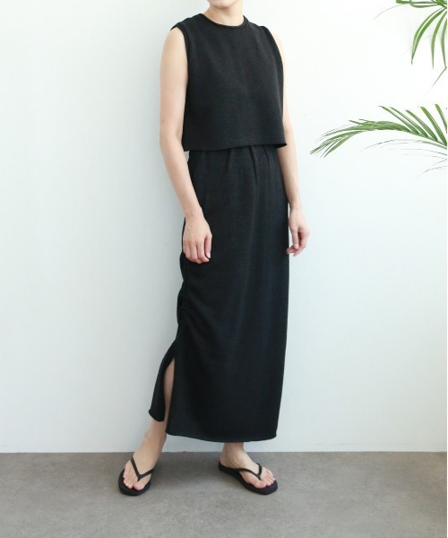 WALANCE(ワランス)の「paper knit skirt(スカート・レディース・アイボリー/ブラック/ブラウン・FREE)」の19枚目の写真