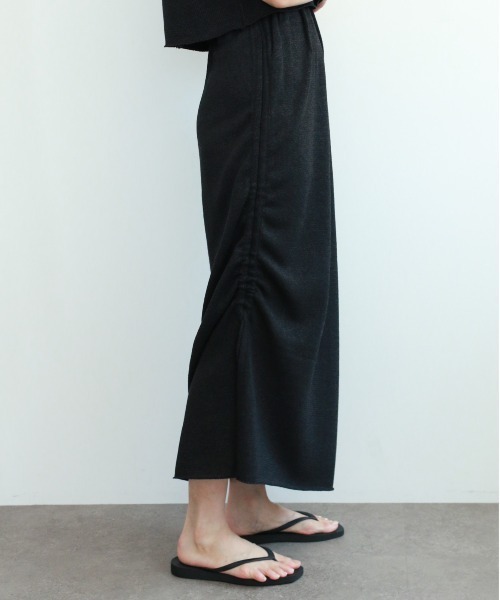 WALANCE(ワランス)の「paper knit skirt(スカート・レディース・アイボリー/ブラック/ブラウン・FREE)」の21枚目の写真