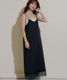 rectangle（レクタングル）の「ツイルレースキャミワンピース（ワンピース）」