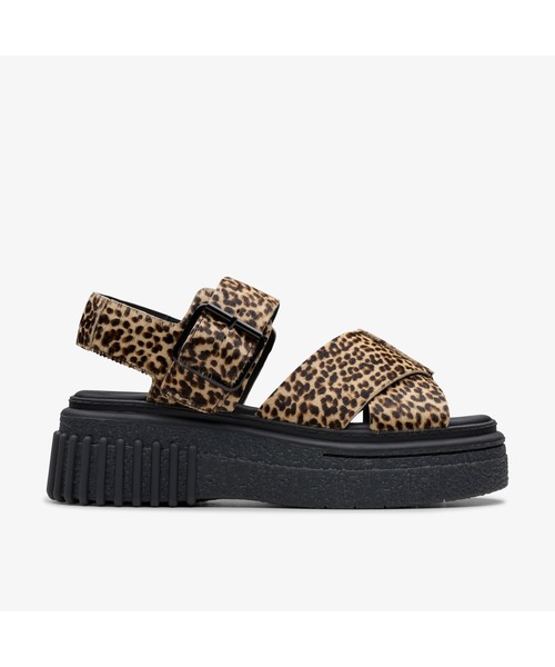 Clarks(クラークス)の「Evamar Wish / エヴァマー ウィッシュ(レオパードプリント)(サンダル・レディース・レオパード・UK3.5/UK3/UK6/UK5.5/UK5/UK4.5/UK4)」の1枚目の写真