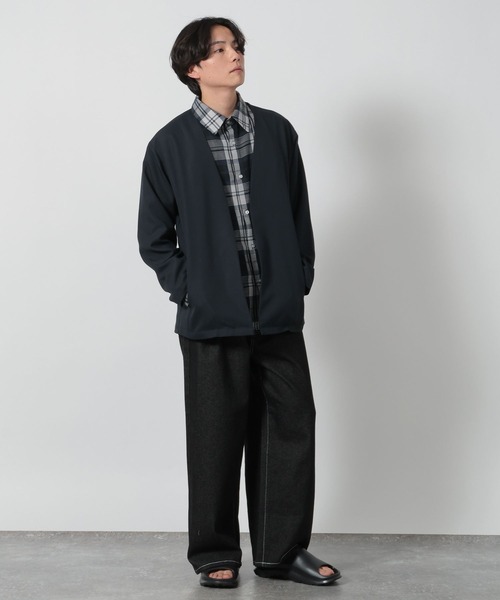 ひなページ♡ セール】【セットアップ可】リラックスシャツカーディガン