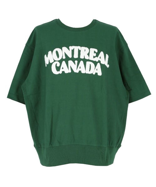 coca（coca）（コカ）の「サガラカレッジスウェットTシャツ（Tシャツ/カットソー・メンズ・アイボリー/ブルー/グリーン/ライトグレー・XL/M/L）」の4枚目の写真