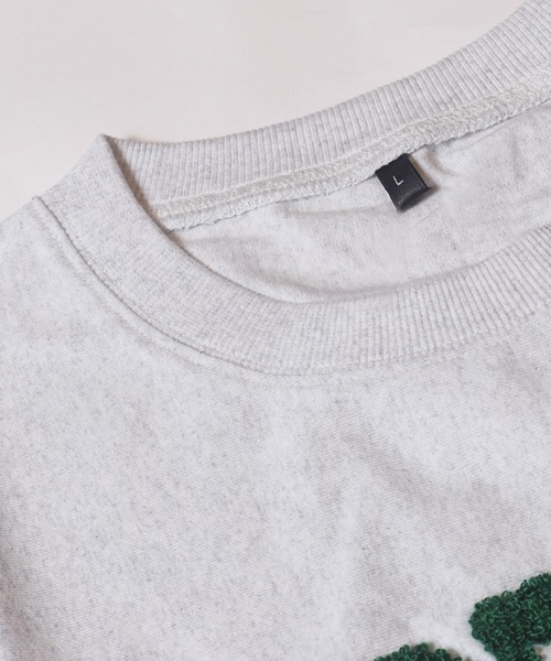 coca（coca）（コカ）の「サガラカレッジスウェットTシャツ（Tシャツ/カットソー・メンズ・アイボリー/ブルー/グリーン/ライトグレー・XL/M/L）」の17枚目の写真