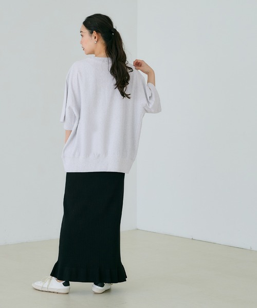 coca（coca）（コカ）の「サガラカレッジスウェットTシャツ（Tシャツ/カットソー・メンズ・アイボリー/ブルー/グリーン/ライトグレー・XL/M/L）」の11枚目の写真