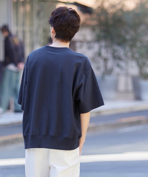 coca（coca）（コカ）の「サガラカレッジスウェットTシャツ（Tシャツ/カットソー・メンズ・アイボリー/ブルー/グリーン/ライトグレー・XL/M/L）」の15枚目の写真