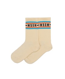 MSGM KIDS（エムエスジーエムキッズ）の「MSGM アメリブ ロゴキッズソックス（ソックス/靴下）」