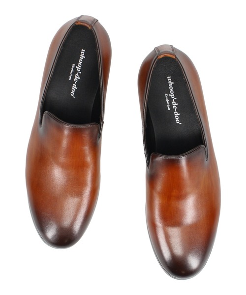 whoop-de-doo(フープディドゥ)の「歌舞伎フィニッシュオペラスリッポン whoop-de-doo/フープディドゥ(スリッポン・メンズ・キャメル/ダークブラウン/ブラック・39/40/41/42/43/44)」の11枚目の写真