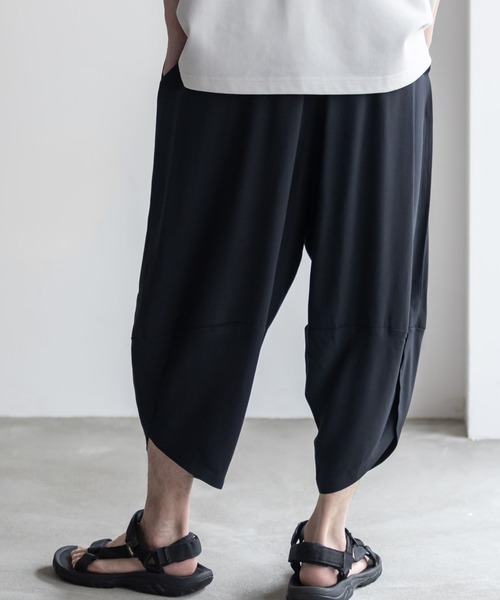 NAVY（ネイビー）の「柔らかくて着心地がよく涼しいレーヨンバルーンパンツ/サルエルパンツ/アラジンパンツ/ハーフパンツ（その他パンツ・メンズ・チャコール/ネイビー/ブラック・M/L/XL）」の10枚目の写真