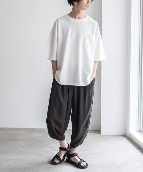 NAVY（ネイビー）の「柔らかくて着心地がよく涼しいレーヨンバルーンパンツ/サルエルパンツ/アラジンパンツ/ハーフパンツ（その他パンツ・メンズ・チャコール/ネイビー/ブラック・M/L/XL）」の11枚目の写真