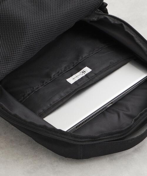 tk.TAKEO KIKUCHI（ティーケータケオキクチ）の「【撥水/収納力/ONOFF兼用】機能性バックパック／リュックサック（バックパック/リュック・メンズ・ブラック系/ブラック・00）」の12枚目の写真