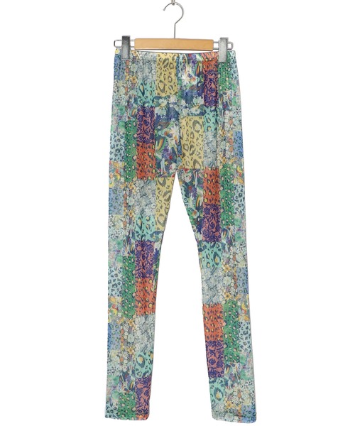 ScoLar（スカラー）の「151649：花・ヒョウ・メルヘン 3柄展開チュールレギンス（レギンス/スパッツ・レディース・オレンジ/パープル/オフホワイト・M）」の16枚目の写真