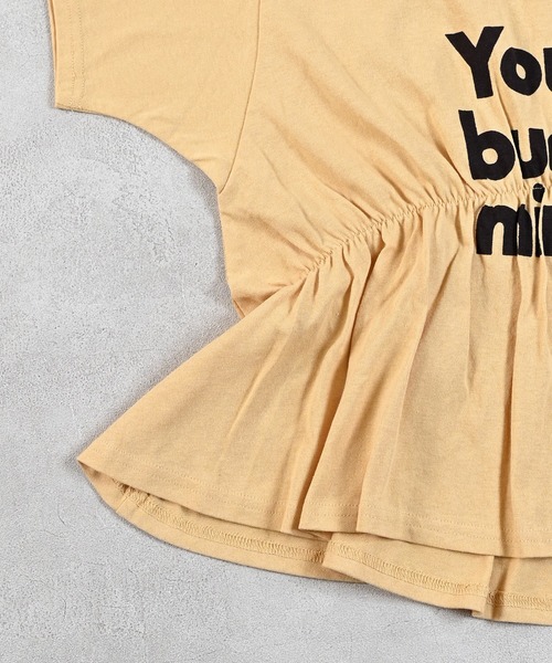 MARKEY'S(マーキーズ)の「半袖リメイクTシャツ(Tシャツ/カットソー・キッズ・ブラウン/チャコール/イエロー・90/100/110/120/130/140/150)」の15枚目の写真