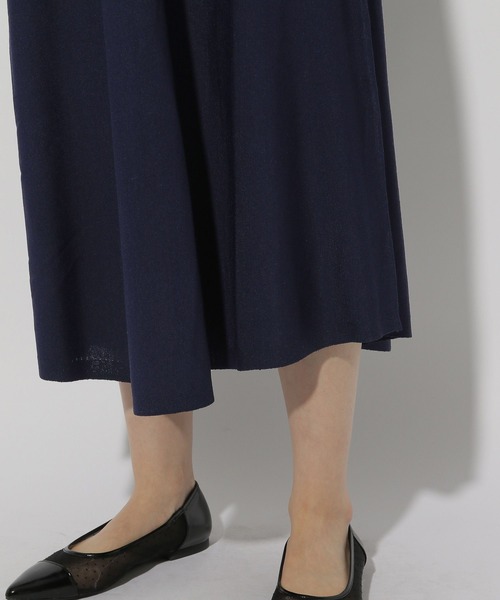 Elura（エルーラ）の「サラサラタッチニットワンピース＜低身長サイズあり＞/291206（ワンピース・レディース・ネイビー/オレンジ・FREE/FREE(S)）」の15枚目の写真