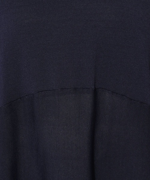 Elura（エルーラ）の「サラサラタッチニットワンピース＜低身長サイズあり＞/291206（ワンピース・レディース・ネイビー/オレンジ・FREE/FREE(S)）」の13枚目の写真