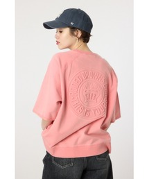 CIRCLE エンボスロゴ半袖スウェットトップス