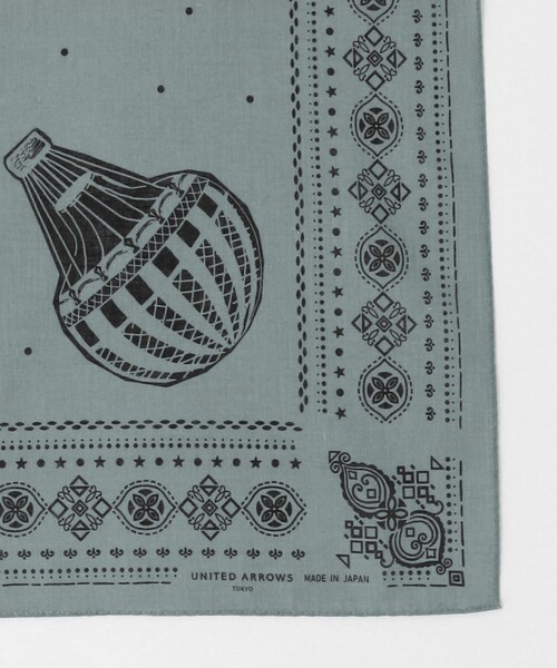 UNITED ARROWS（ユナイテッドアローズ）の「バルーンバンダナ（バンダナ/スカーフ・メンズ・ライトブルー/オリーブ/レッド/イエロー・FREE）」の8枚目の写真