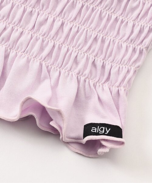 algy（アルジー）の「シャーリングパット付きタンク（タンクトップ・キッズ・オフホワイト/ブラック/ピンク・MEDIUM/SMALL/X-SMALL/XX-SMALL）」の17枚目の写真