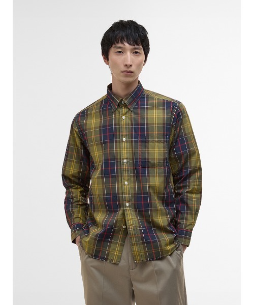 Barbour（バブアー）の「スモール タータンチェック レギュラーカラー シャツ（シャツ/ブラウス・メンズ・グリーン/ベージュ/オリーブ・36/38/40/42）」の13枚目の写真