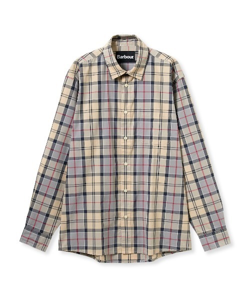 Barbour（バブアー）の「スモール タータンチェック レギュラーカラー シャツ（シャツ/ブラウス・メンズ・グリーン/ベージュ/オリーブ・36/38/40/42）」の14枚目の写真