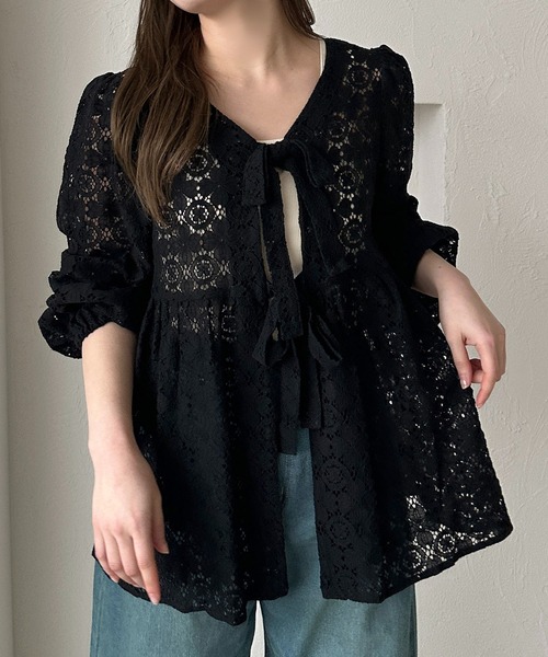 Dior レースペラムトップス Dior レースペラムトップス