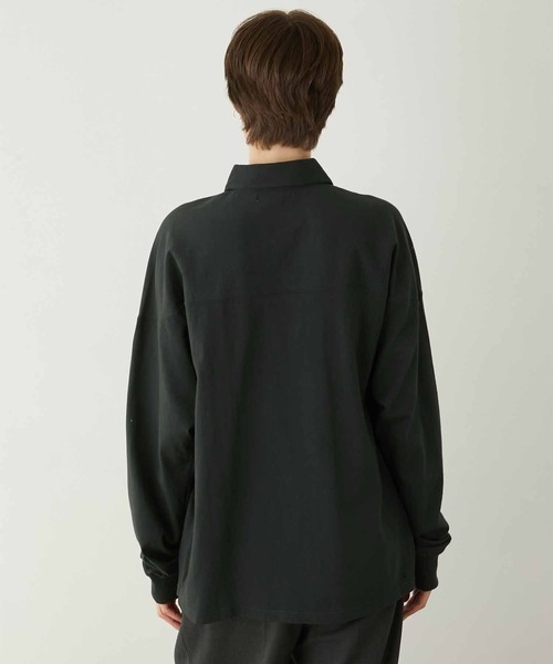 LA PEAU DE GEM（ラポドゥジェム）の「【LA PEAU DE GEM】game polo shirt/ゲームポロシャツ（ポロシャツ・レディース・ブラック/グレー/グリーン・FREE）」の19枚目の写真