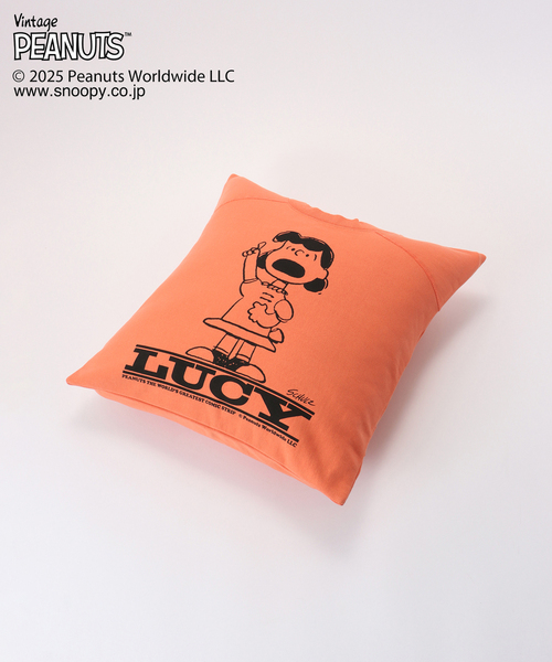 新品 Vintage Peanuts Sweat Cushion クッション 新品 Vintage Peanuts