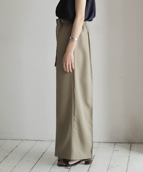 NOMBRE IMPAIR パンツ トラッカーツイル 8分丈パンツ レディース