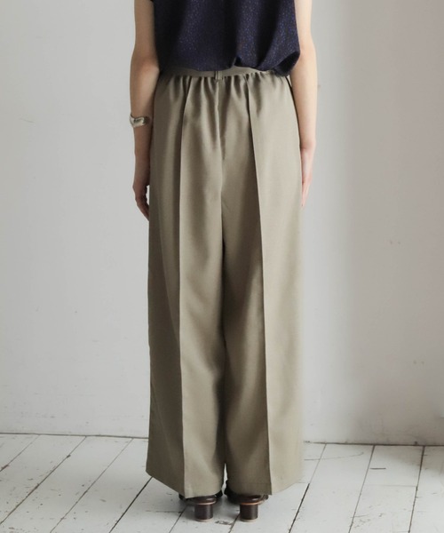 ポリエステルツイル ベルト付キイージーパンツ | NOMBRE IMPAIR