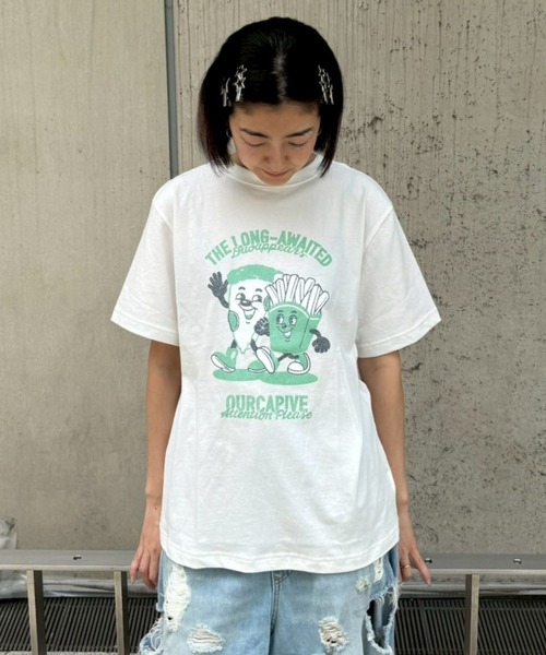candytune きゃんちゅー　きゃんぱてぃ　Tシャツ　スミクロ CANDY TUNE きゃんちゅー きゃんぱてぃ Tシャツ スミクロ M