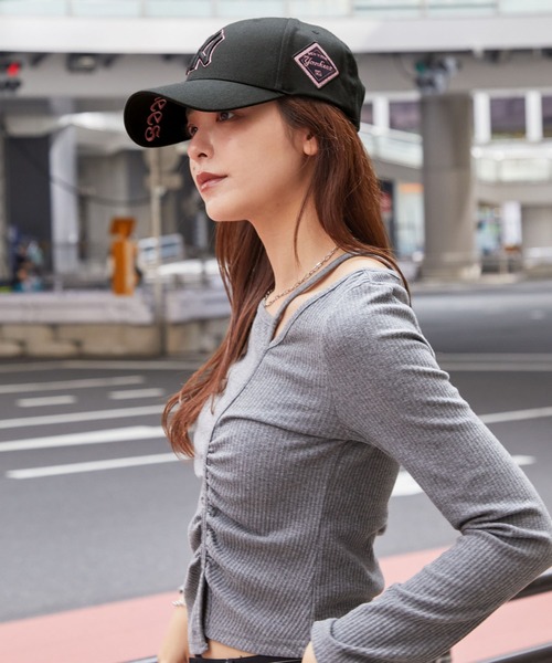 MLB KOREA / エムエルビーコリア DIAMOND LOGO PATCH BALLCAP