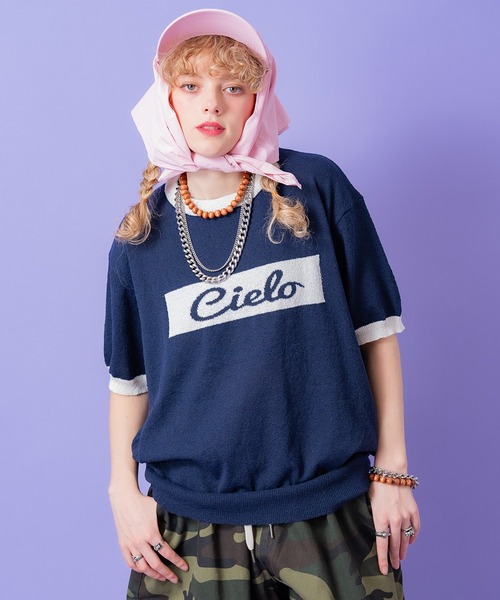 a.p.o.v.(エーピーオービー)の「a.p.o.v. ボックスロゴリンガーパイルニットTシャツ(Tシャツ/カットソー・メンズ・ブラック/アイボリー/クリーム/ネイビー・ONESIZE)」の9枚目の写真