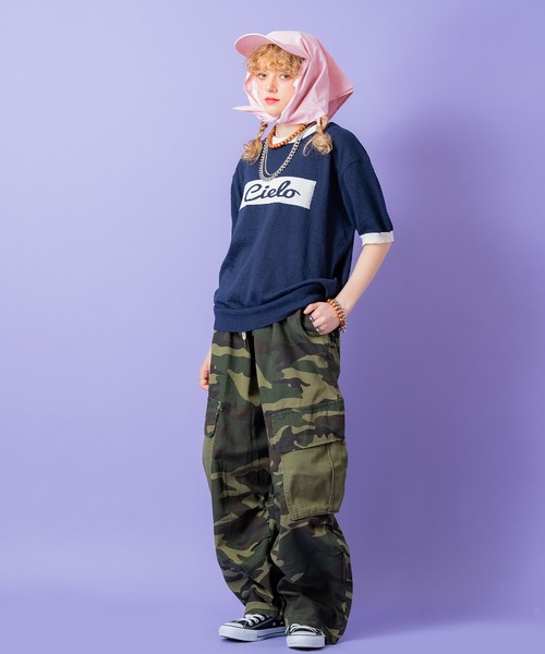 a.p.o.v.(エーピーオービー)の「a.p.o.v. ボックスロゴリンガーパイルニットTシャツ(Tシャツ/カットソー・メンズ・ブラック/アイボリー/クリーム/ネイビー・ONESIZE)」の10枚目の写真