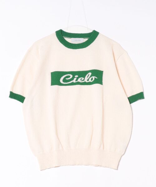 a.p.o.v.(エーピーオービー)の「a.p.o.v. ボックスロゴリンガーパイルニットTシャツ(Tシャツ/カットソー・メンズ・ブラック/アイボリー/クリーム/ネイビー・ONESIZE)」の8枚目の写真