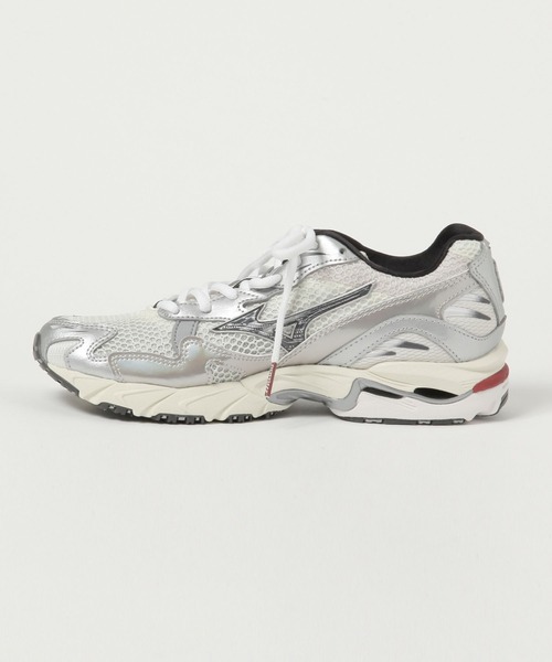 MIZUNO（ミズノ　）の「【MIZUNO / ミズノ】Wave Rider10(WOMEN)（スニーカー・レディース・ライトグレー・MEDIUM/LARGE）」の2枚目の写真