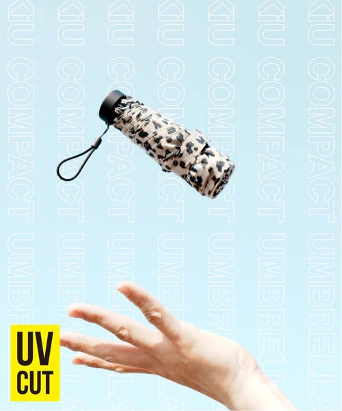 KiU(キウ)の「KiU/キウ COMPACT UMBRELLA(折りたたみ傘・レディース・ダークグリーン/ブラック/レオパード/その他5/その他1・FREE)」の16枚目の写真