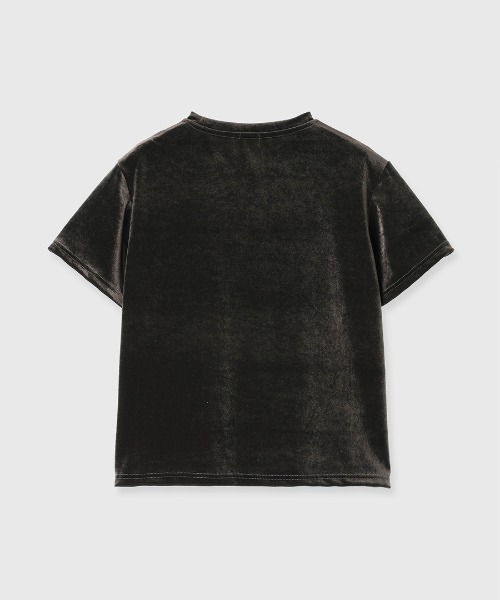 CREDONA VELOUR TEE SHIRTS/ベロアTシャツ VELOUR TEE SHIRTS/ベロアTシャツ（Tシャツ/カットソー