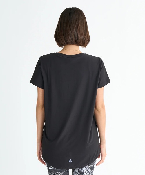ROXY（ロキシー）の「YOUR FLAVA TEE /ロキシーロゴドロストコード付き水陸両用半袖Tシャツ（Tシャツ/カットソー・レディース・オレンジ/ホワイト/ブラック・MEDIUM/LARGE/SMALL）」の12枚目の写真