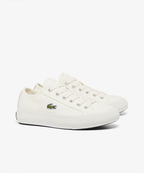 LACOSTE(ラコステ)の「レディース BACKCOURT 125 1 CFA(スニーカー・レディース・ホワイト×ホワイト/ブラック×ホワイト・22.5cm/23.0cm/24.0cm/23.5cm/24.5cm)」の3枚目の写真