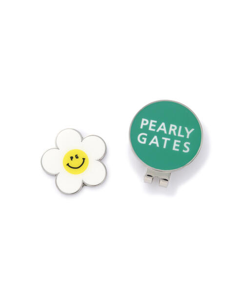 PEARLY GATES(パーリーゲイツ)の「【PEARLY GATES】ホリデーNICO鉄マーカー (UNISEX)(ゴルフグッズ・レディース・ネイビー/ホワイト・FREE)」の2枚目の写真
