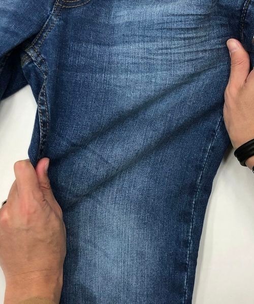 London Denim(ロンドンデニム)の「Essential Slim Fit Jean / ストレッチ スリム ストレート デニム(デニムパンツ・メンズ・インディゴブルー/ブラック/ホワイト/ライトインディゴブルー・SMALL/MEDIUM/LARGE/X-LARGE/XX-LARGE)」の13枚目の写真