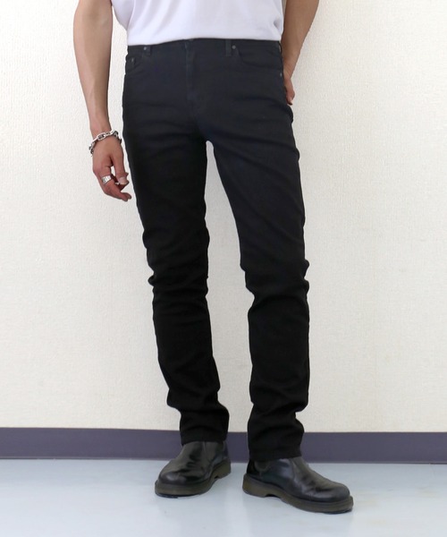 London Denim(ロンドンデニム)の「Essential Slim Fit Jean / ストレッチ スリム ストレート デニム(デニムパンツ・メンズ・インディゴブルー/ブラック/ホワイト/ライトインディゴブルー・SMALL/MEDIUM/LARGE/X-LARGE/XX-LARGE)」の14枚目の写真