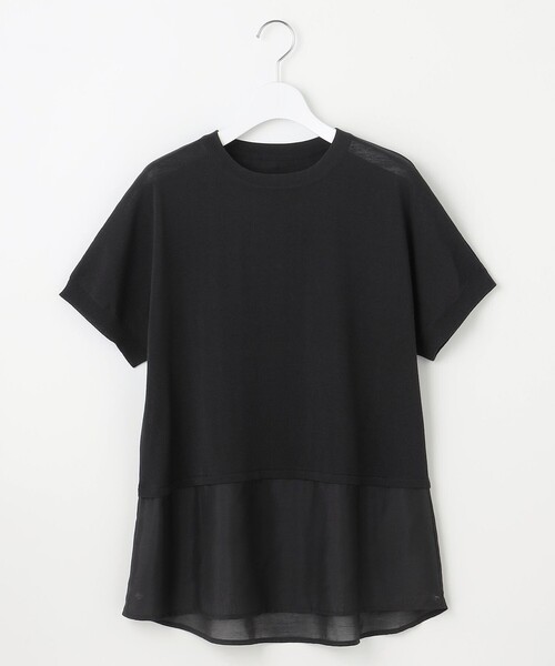 J.PRESS(ジェイプレス)の「【洗える・抗菌防臭】FABRIC コンビ ニット(ニット/セーター・レディース・ベージュ系/ブラック系/ライトグリーン系・F)」の5枚目の写真