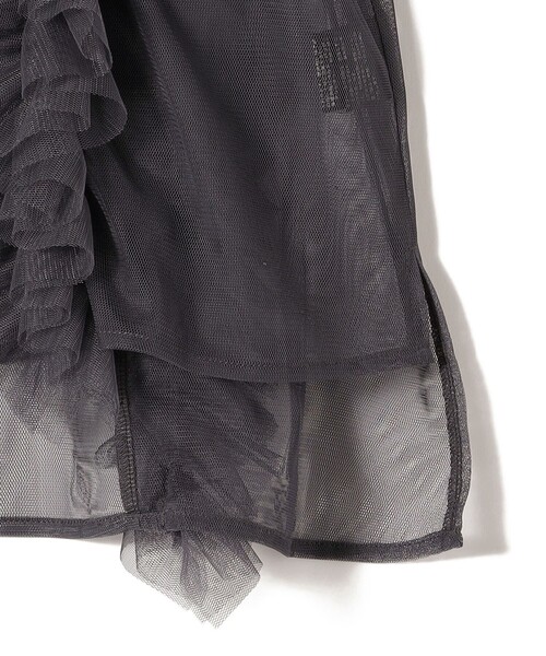 SHIPS別注】kaene:チュール フリル スリーブ オールインワン