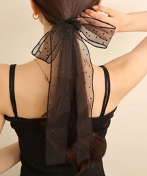 CEMONEMO（セモネモ）の「マルチウェイ ドット シアーリボン シュシュ（シュシュ・レディース）」