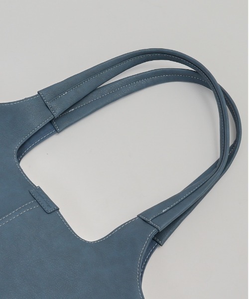 Legato Largo(レガートラルゴ)の「Legato Largo ネオノスタルジック A4トート(トートバッグ・レディース・ミント/グレイッシュベージュ/ブラック/ライトグレー・FREE)」の5枚目の写真