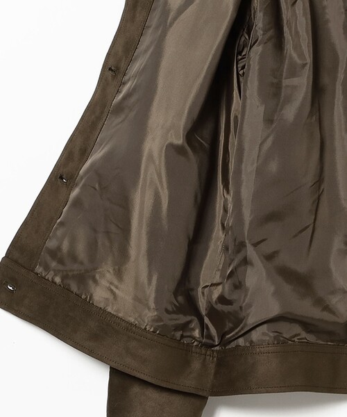 B:MING by BEAMS(ビーミングバイビームス)の「スエードライク ジャケット(S~M)(ブルゾン・レディース・ブラウン/ネイビー・MEDIUM/SMALL)」の9枚目の写真