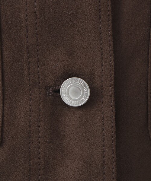 B:MING by BEAMS(ビーミングバイビームス)の「スエードライク ジャケット(S~M)(ブルゾン・レディース・ブラウン/ネイビー・MEDIUM/SMALL)」の17枚目の写真