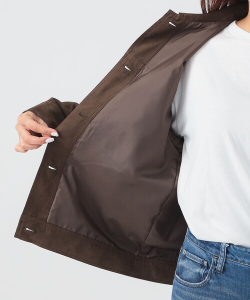B:MING by BEAMS(ビーミングバイビームス)の「スエードライク ジャケット(S~M)(ブルゾン・レディース・ブラウン/ネイビー・MEDIUM/SMALL)」の18枚目の写真