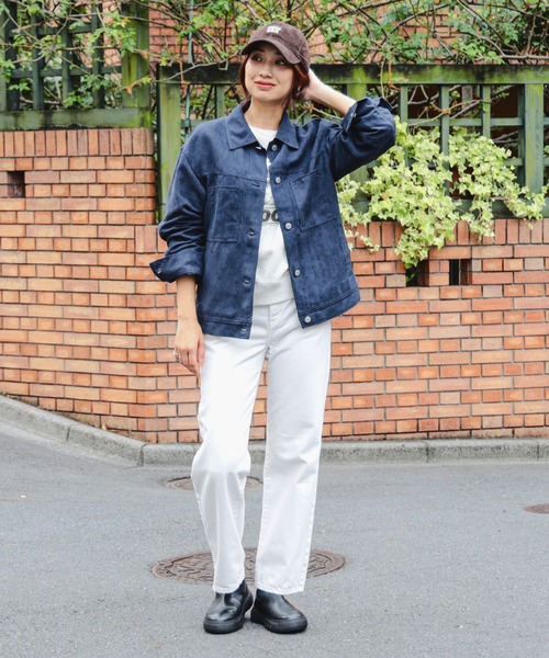 B:MING by BEAMS(ビーミングバイビームス)の「スエードライク ジャケット(S~M)(ブルゾン・レディース・ブラウン/ネイビー・MEDIUM/SMALL)」の22枚目の写真
